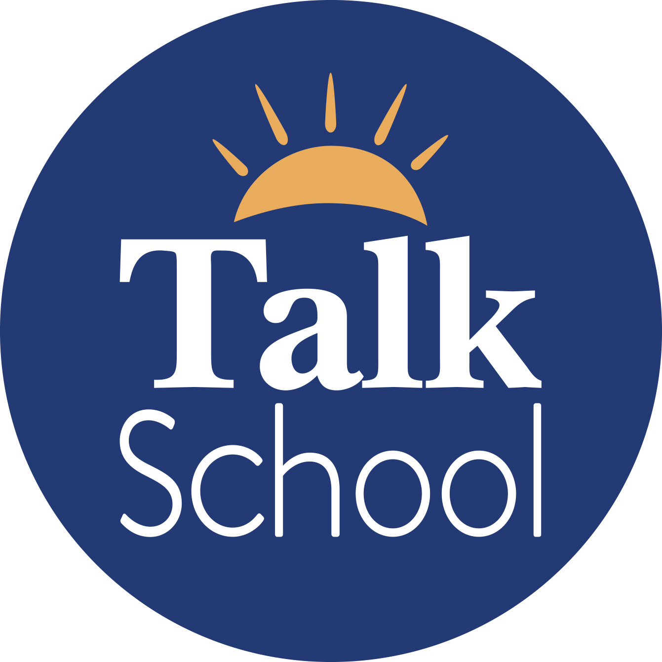 Talk School logo